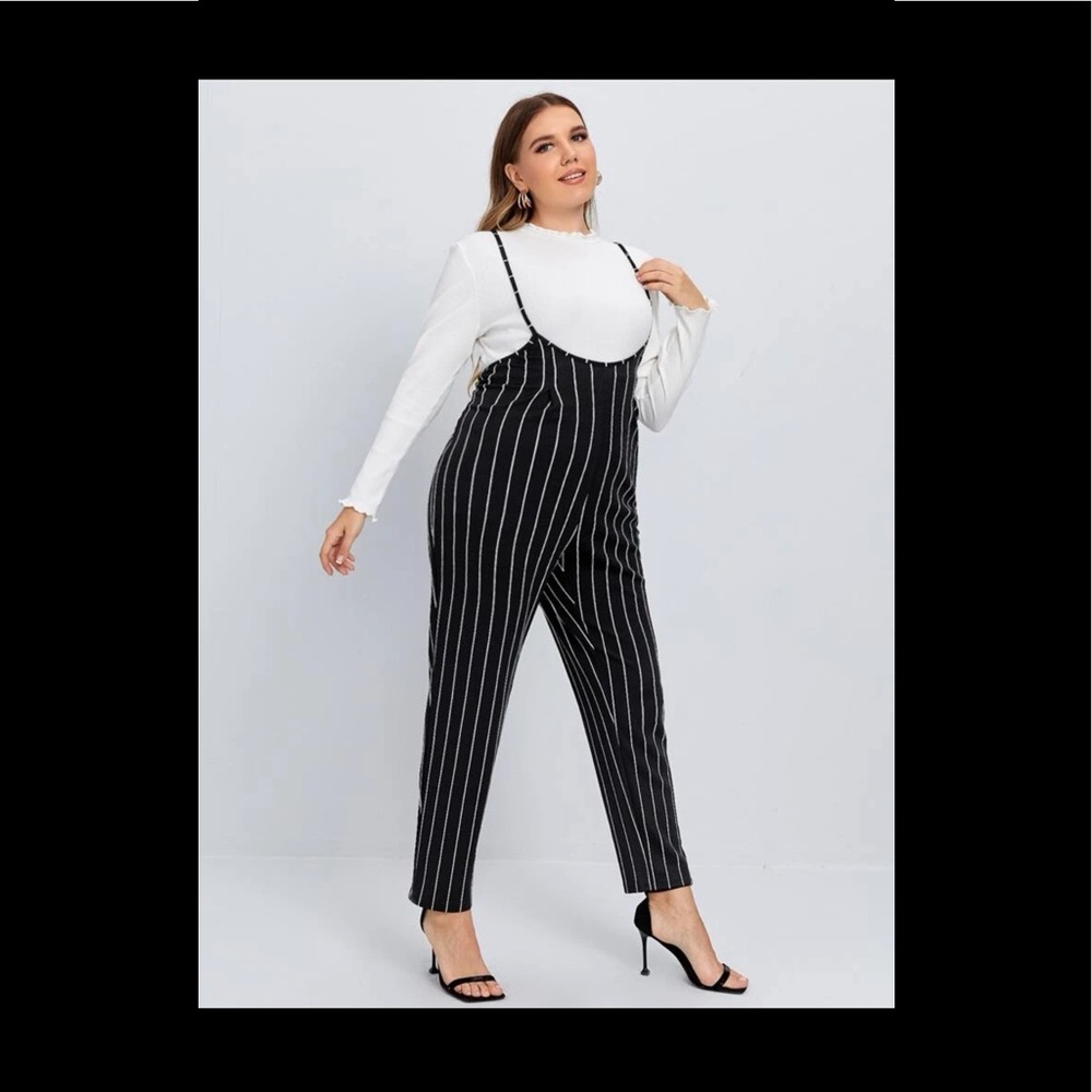 SHEIN Striped Jumpsuit 3X